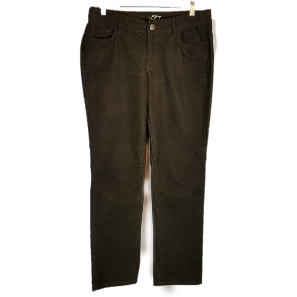 Loft Ann Taylor Womens Corduroy Jeans Sz 8P Curvy
